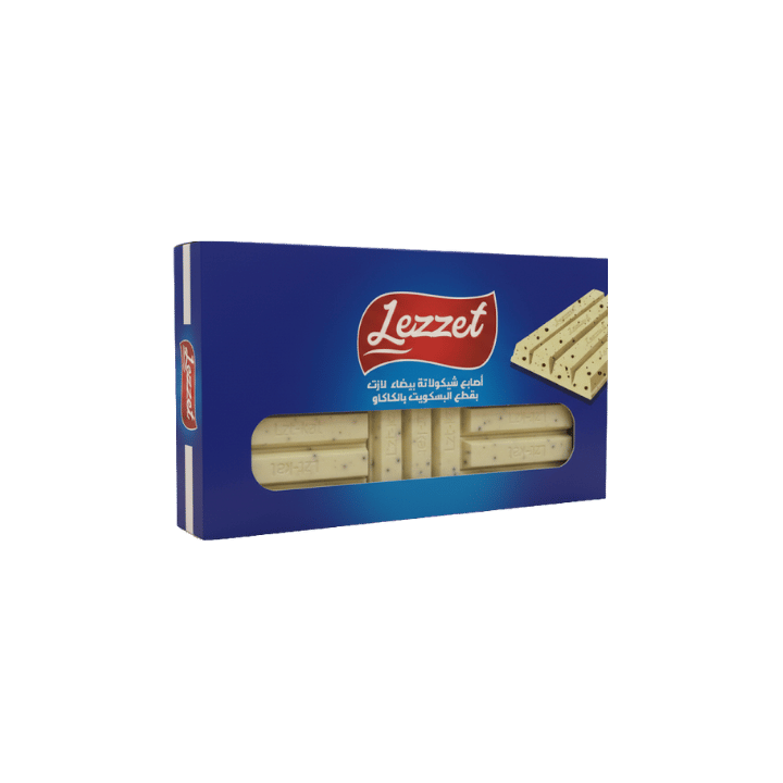 Lezzet Kat Fingers with White Chocolate & Biscuite Crumps with Dark Cocoa Powder 1kg